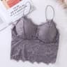 LaceMuse Sleeveless Bustier Crop Top With Zipper Back 6