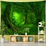 Towering Forest Tree Tapestry Boho Psychedelic Wall Hanging Nature Mural 22
