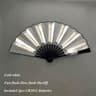 LED Neon Folding Rave Fan  Luminous Party Hand Fan For Festivals  Events 14