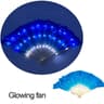 LED Neon Folding Rave Fan  Luminous Party Hand Fan For Festivals  Events 28