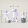 4Piece Astronaut Figurine Set  SpaceThemed Desk Decor  Educational Toy 15