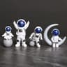 4Piece Astronaut Figurine Set  SpaceThemed Desk Decor  Educational Toy 7