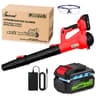 Cordless Leaf Blower  UltraHigh Power Garden Blower For Leaves Dust And Snow 8