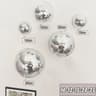 Modern Disco Mirror Wall Art Semicircle Reflective Decor For Stylish Interiors 11