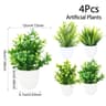 Artificial Bonsai Plant Mini Potted Green Tree Decor For Home And Office 8