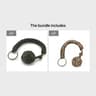 Tactical Paracord Self Defense Keychain With Steel Ball Monkey Fist 18