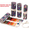 Canvas Roll Up Pencil Case With 12 Slots For Organized School And Art Supplies 11