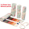 Canvas Roll Up Pencil Case With 12 Slots For Organized School And Art Supplies 16