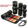 Canvas Roll Up Pencil Case With 12 Slots For Organized School And Art Supplies 19