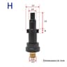 Pressure Washer Foam Generator Adapter For Karcher G14 Quick Connector 13