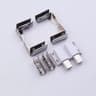 2PCS Zinc Alloy NonPerforated Glass Door Hinges For Wine Cabinets  Display Cabinets 10