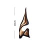 Abstract Wooden Curved Sculpture Decor For Bookshelves  Desktops 7