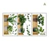 3PCS Green Plant Wall Stickers Removable Potted Wall Decals For Living Room  Bedroom 7