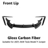 AD Gloss Black Front Lip  Side Skirt Body Kit For Tesla Model Y Juniper 2025 10