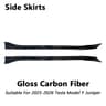 AD Gloss Black Front Lip  Side Skirt Body Kit For Tesla Model Y Juniper 2025 14
