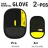 Reusable Electrostatic Pet Hair Remover Grooming Gloves With 2in1 Lint Roller 6