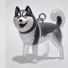 Lovely Pet Hair Memory Keychain Pendant For Bags  Car Keys 18