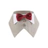 Formal Dog Tuxedo Bandana Collar With Bow Tie For Weddings  Parties 9
