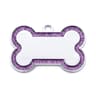 Personalized Glitter Pet ID Tag DoubleSided Bone Name Pendant For Dogs  Cats 12