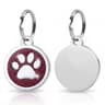 Personalized Glitter Paw Print Pet ID Tag 12