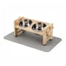 6Level Adjustable Elevated Cat Bowls With Silicone Feeding Mat 9
