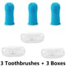3PCS Silicone Finger Pet Toothbrush Set For Dogs  Cats 7