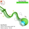 Rechargeable Smart Rolling Cat Ball With Moving Tail Interactive Toy 6