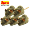 110PCS Interactive Plush Mouse Cat Toys  Realistic Squeaky Hunting Mice For Chasing Biting  Play 8