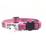SparkleSafe Personalized Glitter Cat Collar With Custom Engraved ID Tag  Breakaway Buckle 18