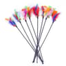 Interactive Cat Teaser Wand Toy  Feather  Bell Chase Stick For Fun Exercise And Bonding 7