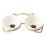 2029 Fl Oz Elevated Ceramic Pet Bowl With Raised Stand For Cats  Small Dogs 15
