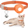 Reflective AirTag Cat Collar With Secure Holder Bell  GPS Tracking Support 7