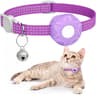 Reflective AirTag Cat Collar With Secure Holder Bell  GPS Tracking Support 8