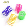 Colorful Interactive Spring Cat Toy Set For Chasing Bouncing  Independent Play 7