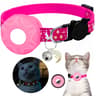 GlowintheDark AirTag Cat Collar With Moon Charm  Breakaway Safety Buckle 7