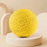 Interactive Sisal Scratching Ball Cat Toy With Bell Teething Relief  SelfPlay Fun 11