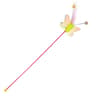 FlutterPounce Interactive Feather Wand Cat Toy With Butterfly  Wool Ball Teasers 7
