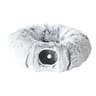 CozyTunnel Plush Donut Cat Tunnel Bed With Peekaboo Play Cave  Hanging Balls 13