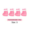 Adjustable Silicone Cat Paw Protector Boots For Bathing  Grooming 7