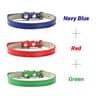 3Piece Soft PU Leather Cat Collar Set For Kittens Cats  Small Dogs 9