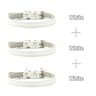 3Piece Soft PU Leather Cat Collar Set For Kittens Cats  Small Dogs 17
