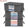 FlexStore Foldable Storage Bag  Extra Large Organizer For Clothes Blankets  Bedding 9