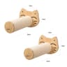 Wall Mounted Cat Climbing Shelf Set With Scratching Post Cat Bed Hideaway House And Activity Steps 15