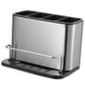 Stainless Steel Cutlery Drying Rack With 4 Compartments  Countertop Silverware Organizer  Utensil C 5
