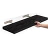 Rustic Wooden Floating Wall Shelf  Durable Wall Mounted Shelves With Invisible Brackets For Stylish 6