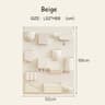 Adjustable WallMounted Storage Rack With Hooks  Wall Storage Organizer For Kitchen Office Workshop  8