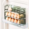Automatic Rebound Refrigerator Egg Organizer For Side Door Storage 6
