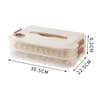 Transparent Stackable Dumpling Storage Box For Freezer  Refrigerator 8