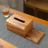 Modern Walnut Wood Tissue Box Cover With Removable Lid For Home  Bathroom Decor 9