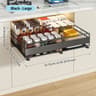 Retractable PullOut Cabinet Organizer Rack Under Sink Storage Basket For Kitchen  Pantry 9